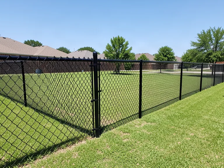 Chain link fence